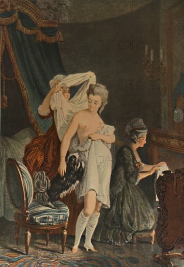 'Le Lever', (Getting up), c1770-1810, (1913). Artist: Nicolas-Francois Regnault.