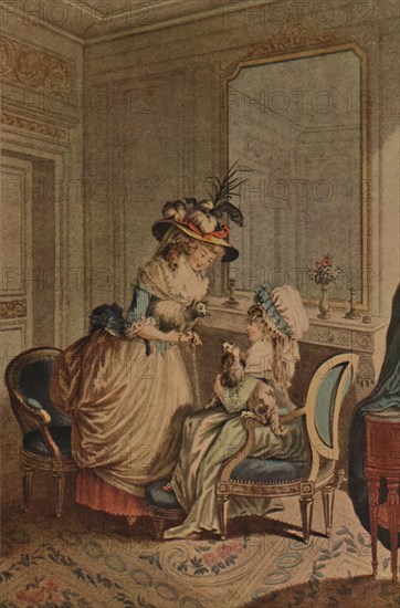 'Jamais D'Accord', (Never in agreement), 1785-1810, (1913). Artist: Augustin Le Grand.