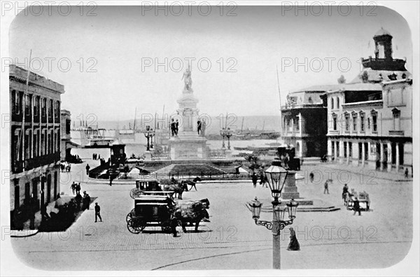 'Landing Stage at Valparaiso', 1911. Artist: Unknown.