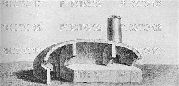 'Furnace Used In The Smelling of Copper', c1826, (1911). Artist: Unknown.