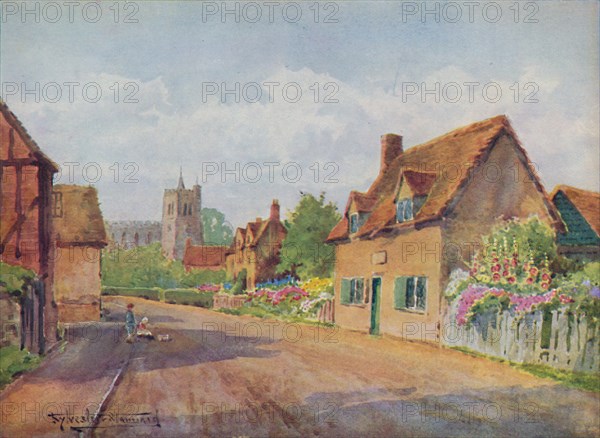 'Bunyan's Cottage, Elstow, Bedford', 1947. Artist: Henry Stannard.