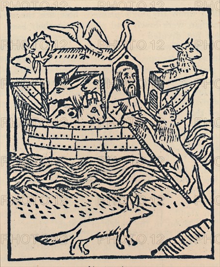 'Noah's Ark', 1483, (1947). Artist: William Caxton.