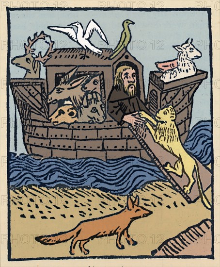 'Noah's Ark', 1483, (1947). Artist: William Caxton.