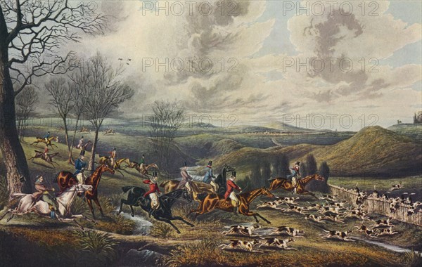 'Chase of the Roebuck: Full Cry', c1800, (1922). Artists: Henry Thomas Alken, Richard Reeve.