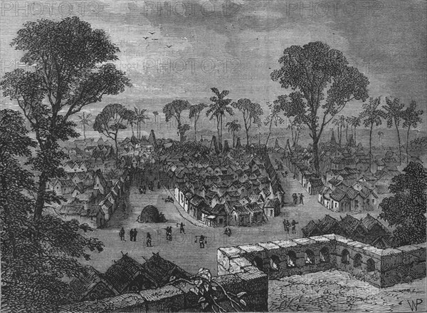 'View of Coomassie', c1880. Artist: W.P..