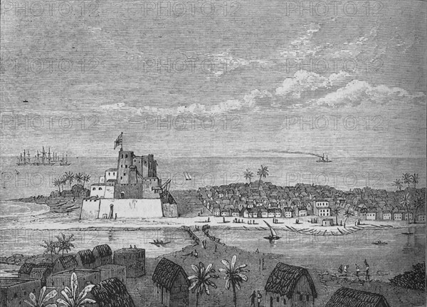 'View of Elmina', c1880. Artist: Unknown.