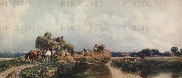 'Roman Canal, Lincolnshire', c1840, (c1915). Creator: Peter de Wint.