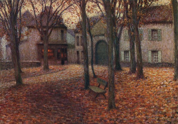 'The Village in Autumn', c1915. Artist: Henri Eugene Le Sidaner.