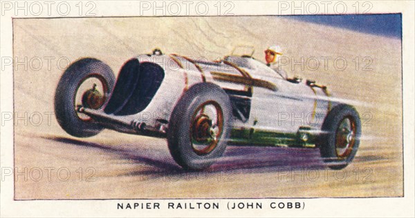 'Napier Railton (John Cobb)', 1938. Artist: Unknown.