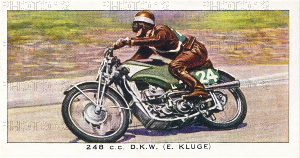 '248 C.C. D.K.W. (E. Kluge)', 1938. Artist: Unknown.