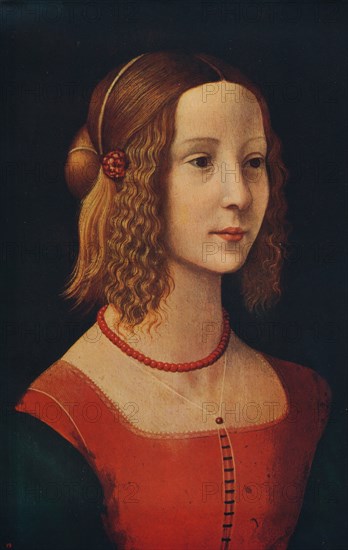 'Portrait of a Girl', c1490, (c1915). Artist: Unknown.