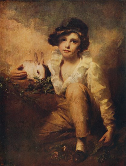 'Boy and Rabbit', 1814, (c1915). Artist: Henry Raeburn.