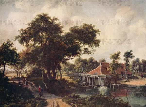 'Landscape with a Watermill', c1665, (c1915). Artist: Meindert Hobbema.