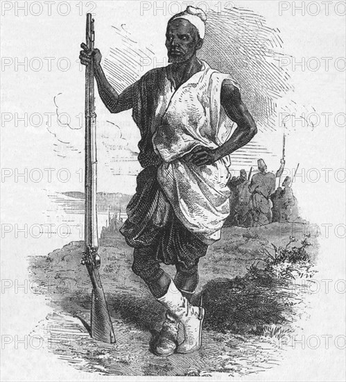 'Warrior of Elmina', c1880. Artist: Unknown.