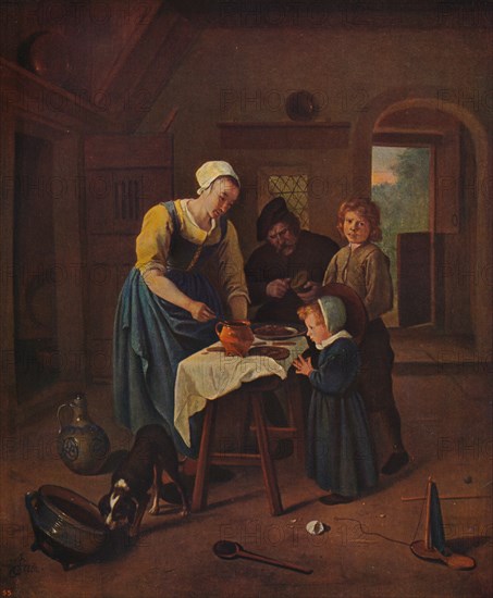 'Grace Before Meat', c1665, (c1915). Artist: Jan Steen.