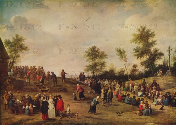 'The Village Fete', after 1846, (c1915). Artist: Unknown.