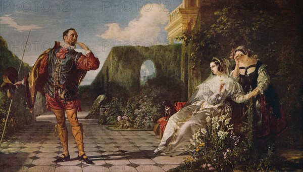'Malvolio and the Countess', c1840, (c1915). Artist: Daniel Maclise.