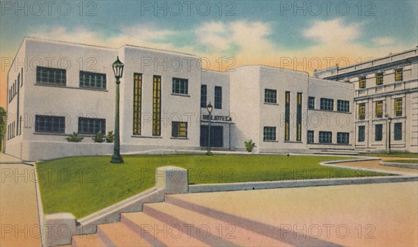 'Public Library, Barranquilla', c1940s. Artist: Unknown.