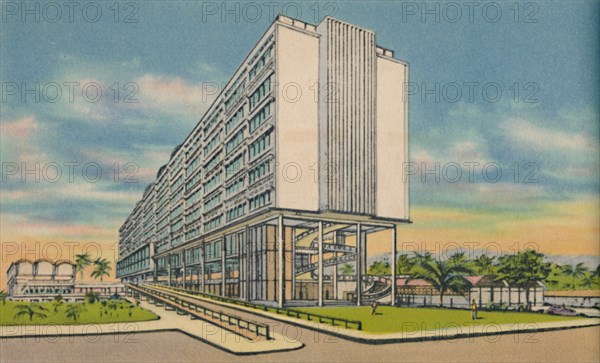 'Federal Building in the Civic Center, Barranquilla', c1940s. Artist: Unknown.