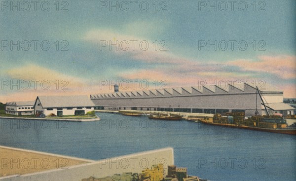 'Eternit Asbestos-Cement Roofing Material Factory, Barranquilla', c1940s. Artist: Unknown.