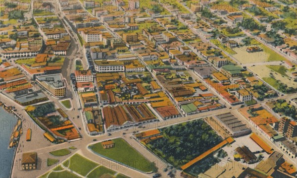 'Central Section of Barranquilla', c1940s. Artist: Unknown.