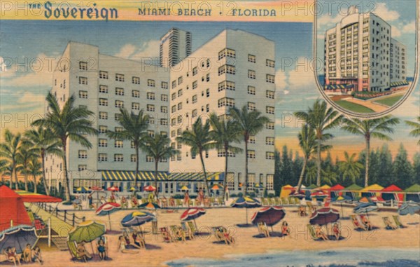 'The Sovereign. Miami Beach, Florida', c1940s. Artist: Unknown.