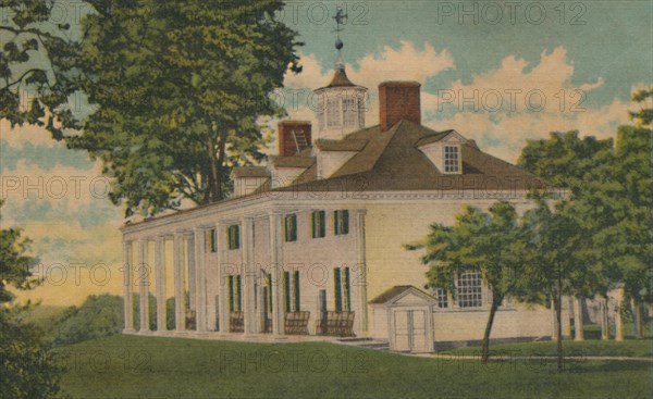 'The Mansion, overlooking the Potomac', 1946. Artist: Unknown.