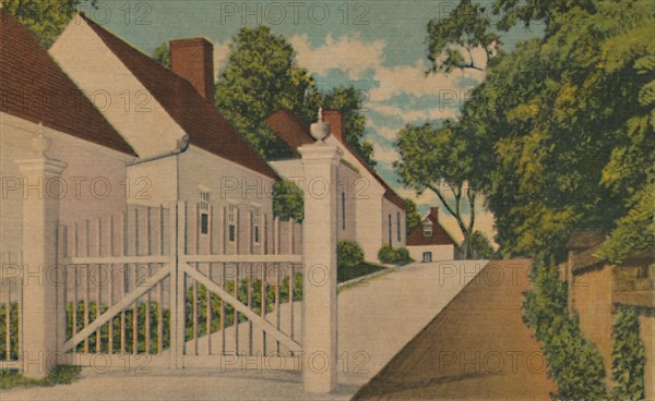 'The South Lane', 1946. Artist: Unknown.