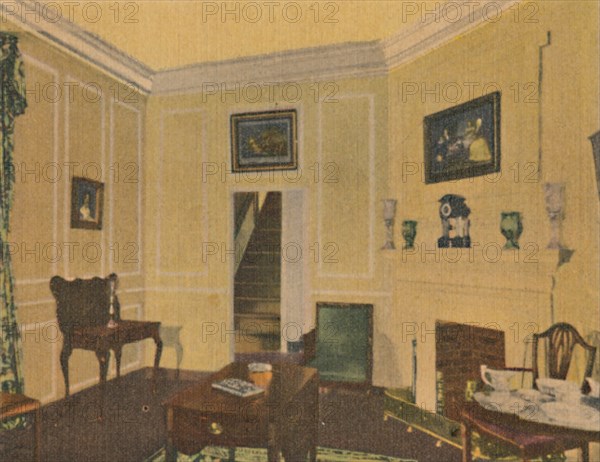 'Mrs. Washington's Sitting Room', 1946. Artist: Unknown.