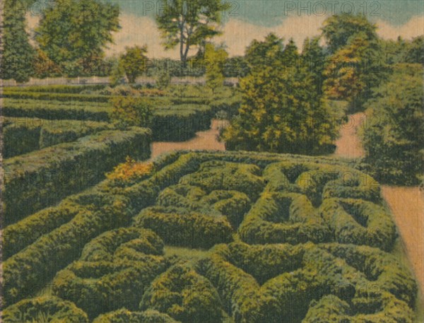 'The Flower Garden, general view', 1946. Artist: Unknown.
