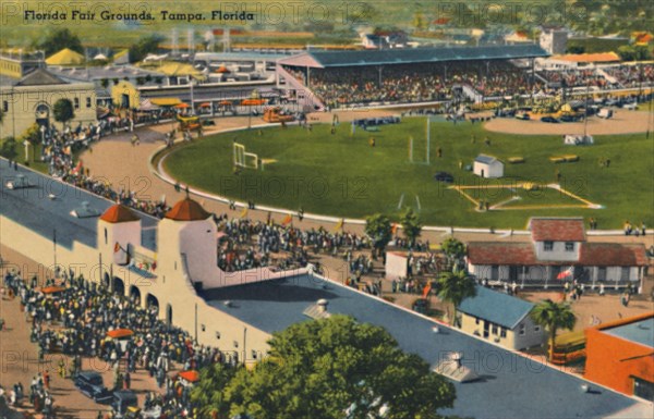 'Florida Fair Grounds, Tampa, Florida', c1940s. Artist: Unknown.