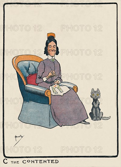 'C the Contented', 1903. Artist: John Hassall.