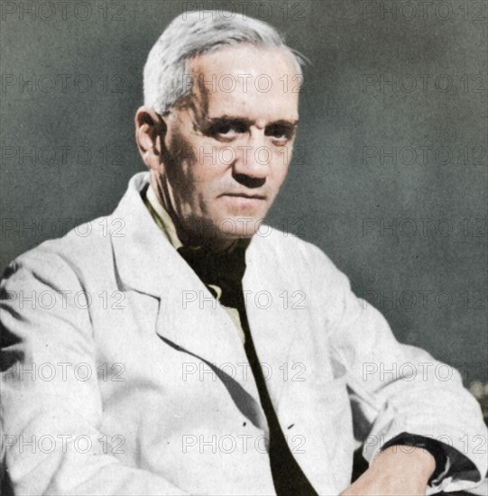 Alexander Fleming, Scottish bacteriologist, c1930s. Artist: Unknown.