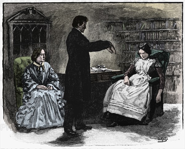 Hypnotism, 1891. Artist: Unknown.