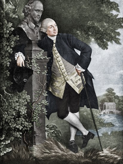 David Garrick (1717-1779), English actor, playwright, theatre manager and producer, 1905. Artist: Unknown.