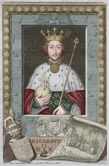 'King  Richard II', 1735. Artist: George Vertue.