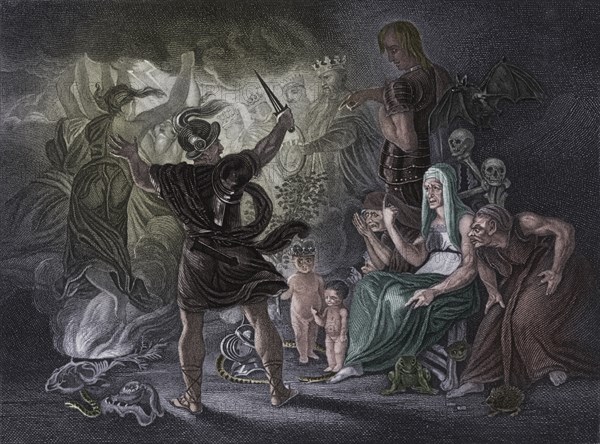 Act IV Scene i from Macbeth, c19th century. Artist: Unknown.