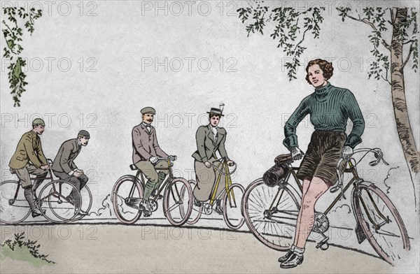 'Cycling 1839-1939 front cover', 1939. Artist: Unknown.