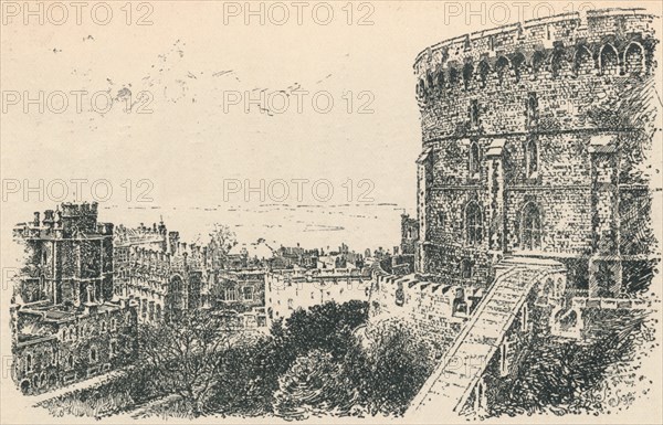 'The Royal Tower from the King of Scotland's Lodging.', 1895. Artist: Unknown.