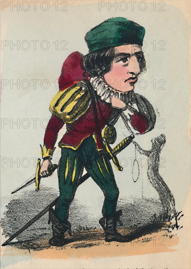 'Richard III', 1856. Artist: Alfred Crowquill.