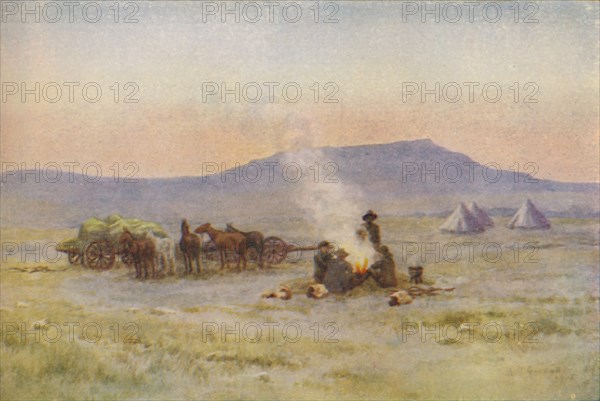 'Boer Camp on the Veldt', 1924. Artist: Unknown.