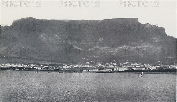 'Table Mountain and Cape Town', 1924. Artist: Unknown.