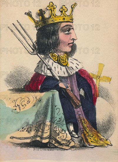 'Richard II', 1856. Artist: Alfred Crowquill.