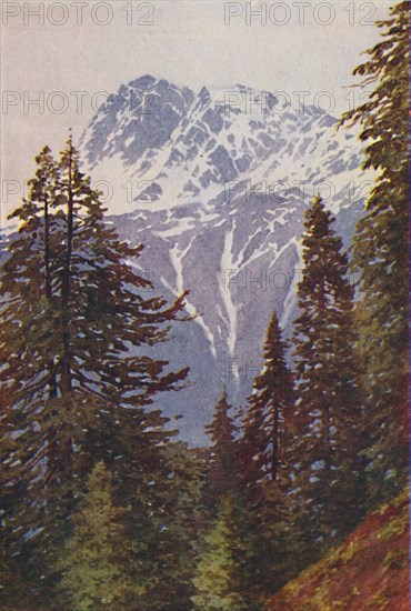 'Peak in the Himalayas', 1924. Artist: Unknown.