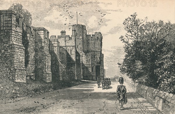 'North Terrace and Winchester Tower', 1895. Artist: Unknown.