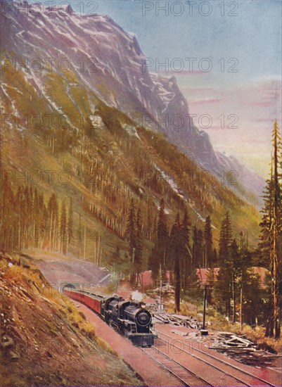 'Connaught Tunnel, in the Selkirk Mountains. Canadian Pacific Railway', 1926. Artist: Unknown.