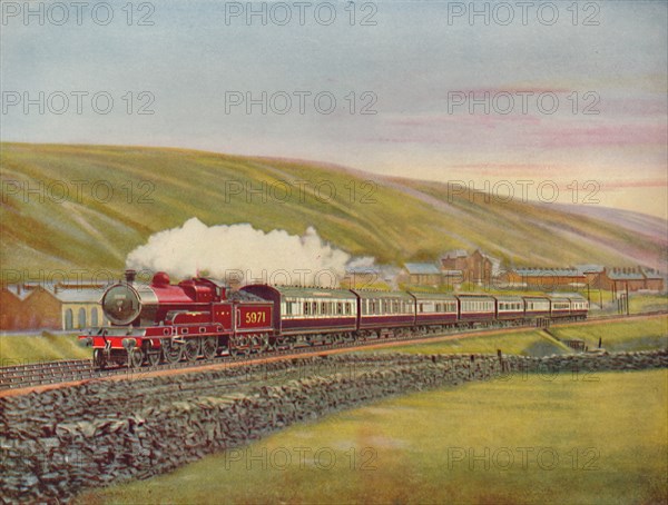 'The West Coast Scotsman At Full Speed Near Tebay, L.M.S.R.', 1926. Artist: Unknown.