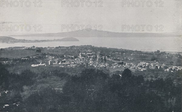 'Auckland Harbour', 1924. Artist: Valentine & Sons.