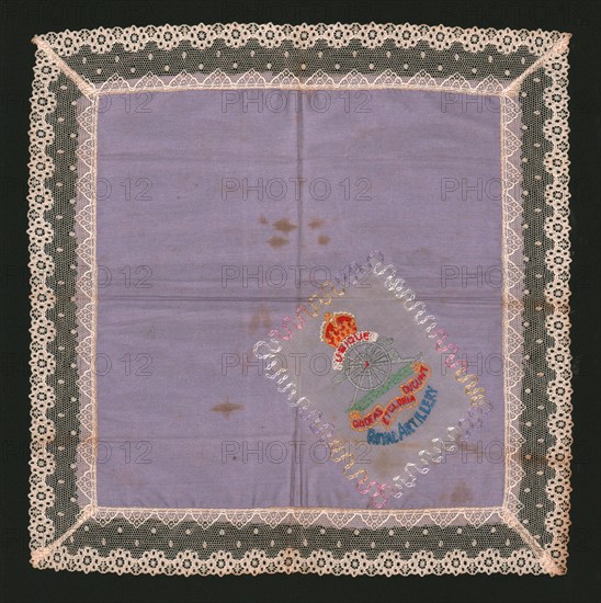 Embroidered Lace Handkerchief. Artist: Unknown.