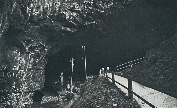 'Peak Cavern', 1910. Artist: Photochrom Co Ltd of London.